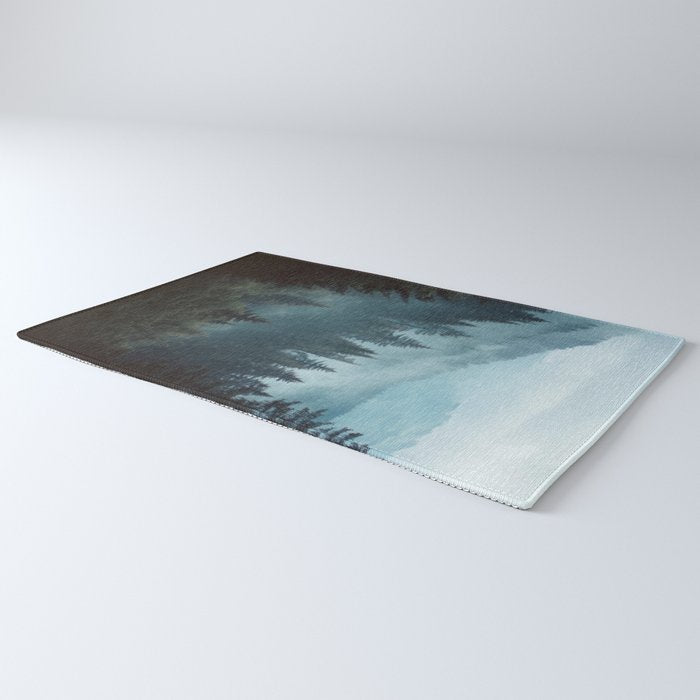 Misty Pine Forest Rug Gallery Image 3
