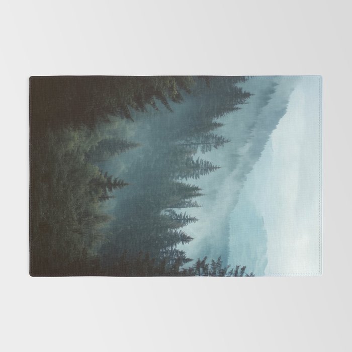 Misty Pine Forest Rug Gallery Image 2