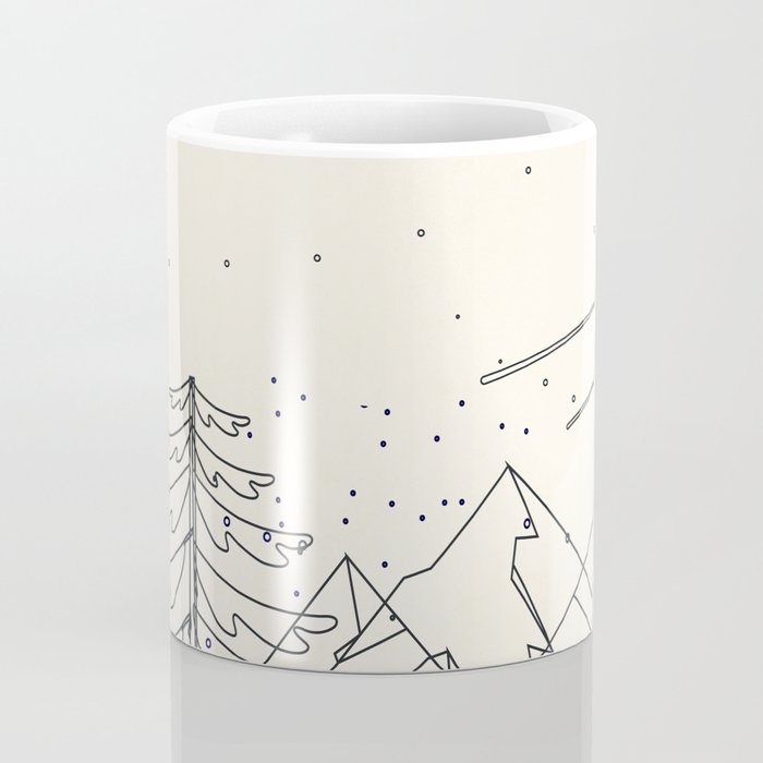 Minimal Line Mountain Beauty I Coffee Mug Gallery Image 4