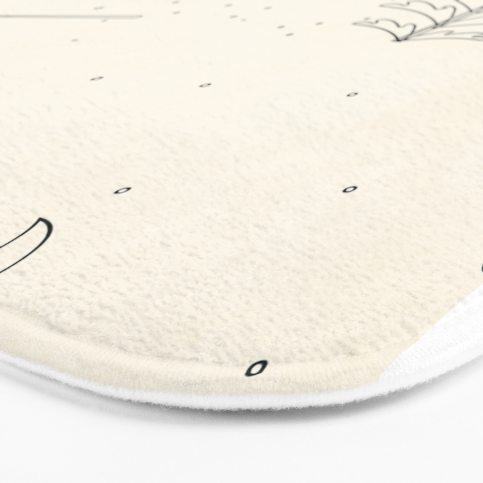 Minimal Line Mountain Beauty I Bath Mat Gallery Image 3