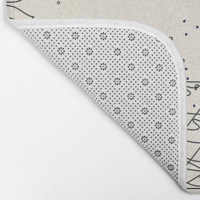 Minimal Line Mountain Beauty I Bath Mat Gallery Image 2