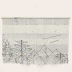 Minimal Line Mountain Beauty I Wall Hanging Gallery Image 1