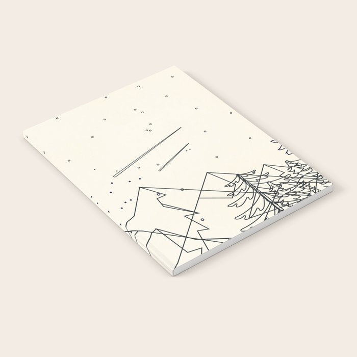 Minimal Line Mountain Beauty I Notebook Gallery Image 2