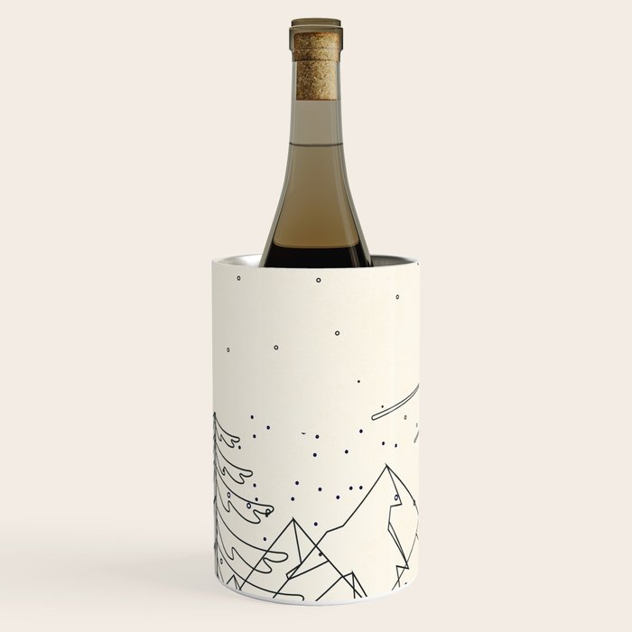 Minimal Line Mountain Beauty I Wine Chiller Gallery Image 1
