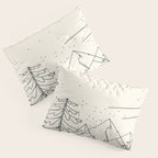 Minimal Line Mountain Beauty I Pillow Sham Gallery Image 3