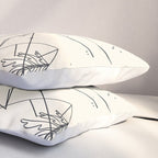 Minimal Line Mountain Beauty I Pillow Sham Gallery Image 3