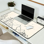 Minimal Line Mountain Beauty I Desk Mat Gallery Image 2