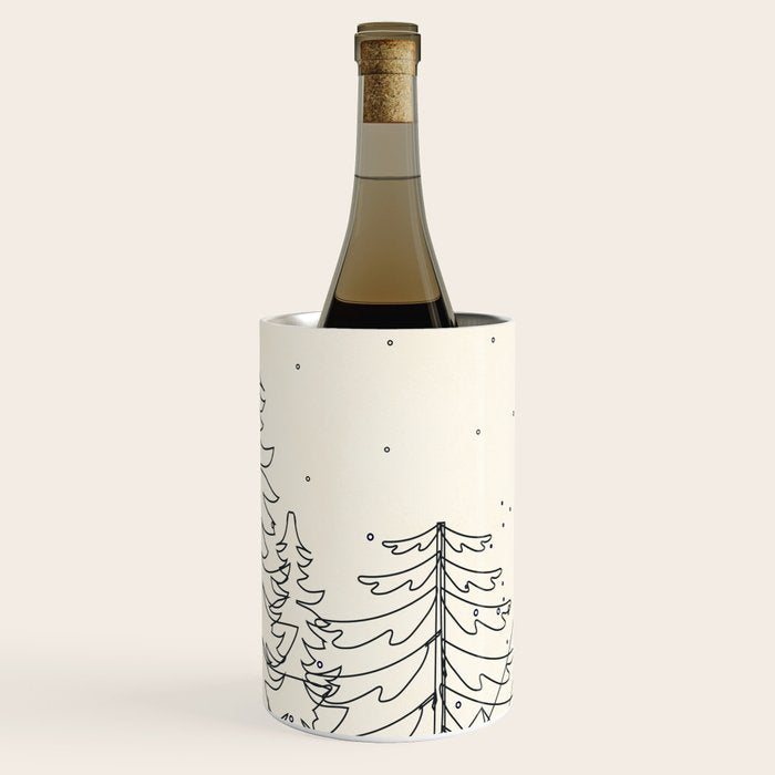Minimal Line Mountain Beauty I Wine Chiller Gallery Image 2