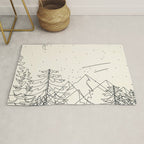 Minimal Line Mountain Beauty I Rug Gallery Image 1