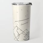 Minimal Line Mountain Beauty I Travel Mug Gallery Image 2
