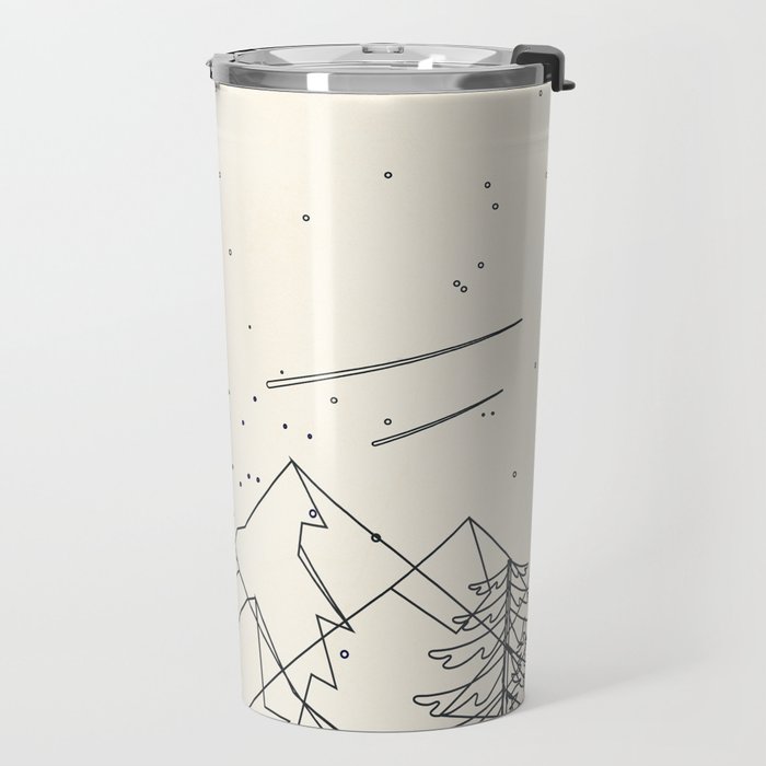 Minimal Line Mountain Beauty I Travel Mug Gallery Image 2