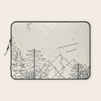 Minimal Line Mountain Beauty I Laptop Sleeve Gallery Image 1
