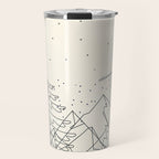 Minimal Line Mountain Beauty I Travel Mug Gallery Image 1