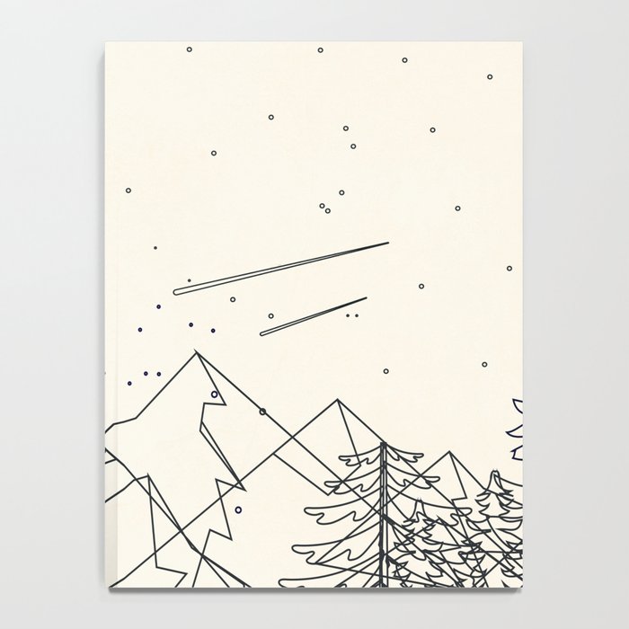 Minimal Line Mountain Beauty I Notebook Gallery Image 4