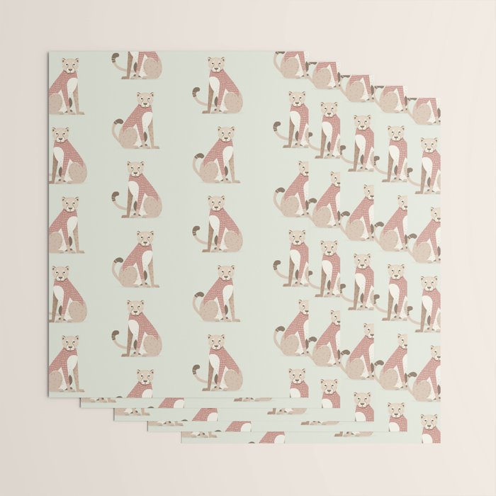 Whimsical Cheetah Wrapping Paper Gallery Image 3