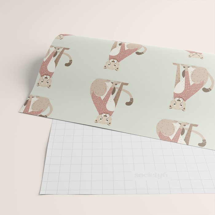 Whimsical Cheetah Wrapping Paper Gallery Image 2
