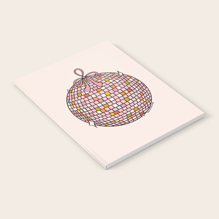 Bow Disco Ball Notebook Gallery Image 2