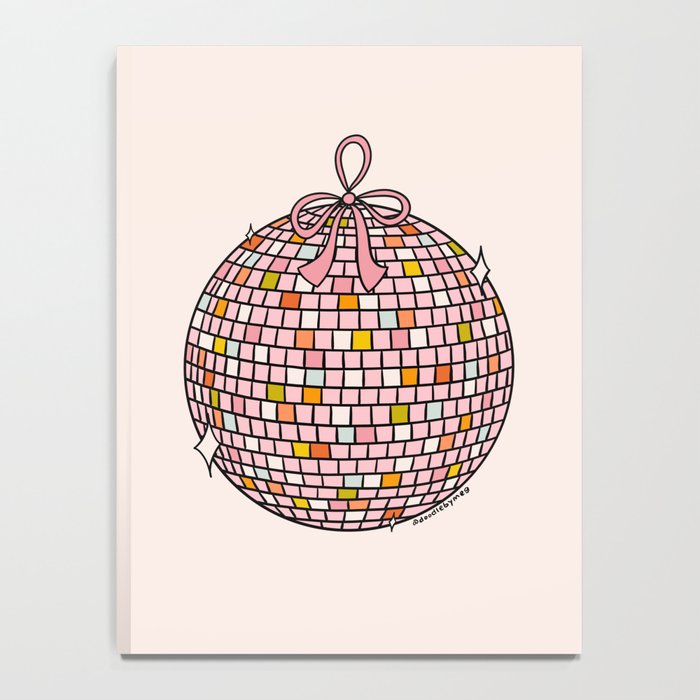 Bow Disco Ball Notebook Gallery Image 4