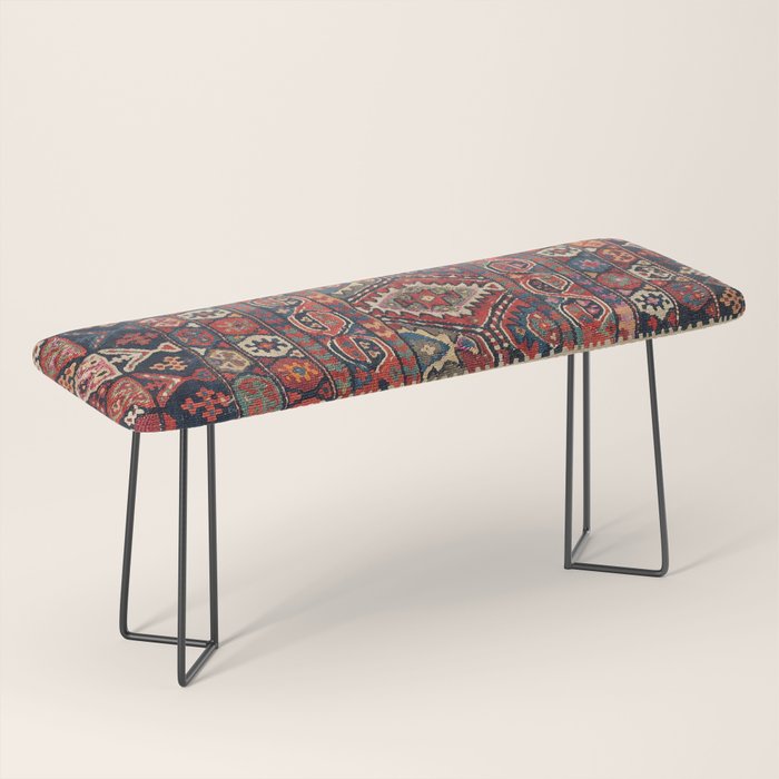 Kordi Balisht Khorasan Northeast Persian Bag Prin Bench Gallery Image 1