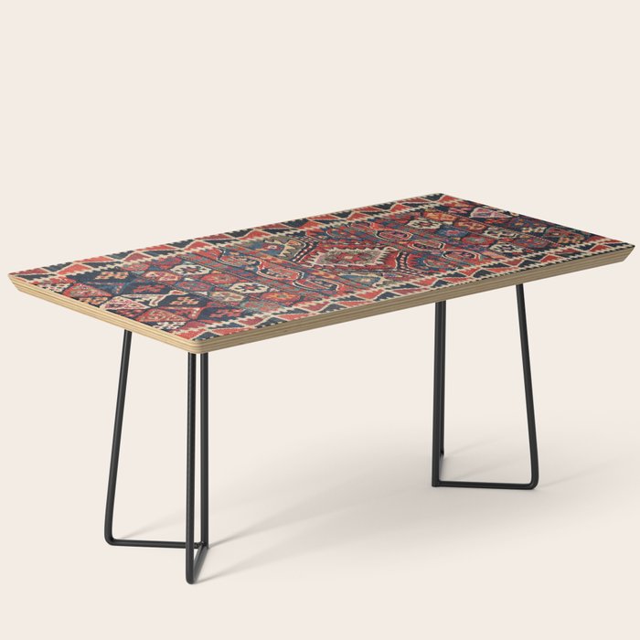 Kordi Balisht Khorasan Northeast Persian Bag Prin Coffee Table Gallery Image 1
