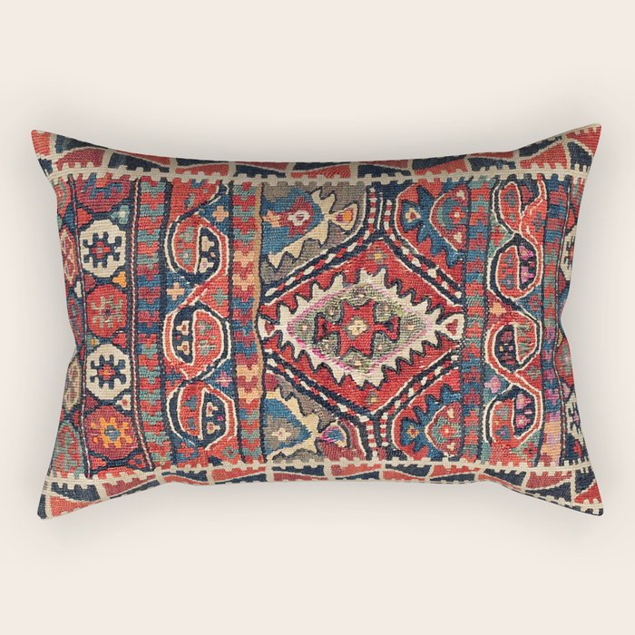 Kordi Balisht Khorasan Northeast Persian Bag Prin Rectangular Pillow Gallery Image 1