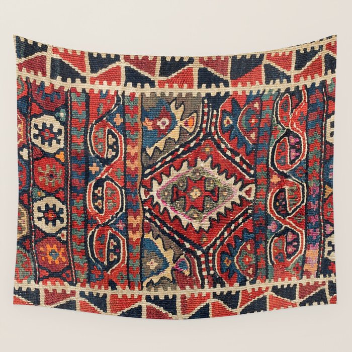 Kordi Balisht Khorasan Northeast Persian Bag Prin Wall Tapestry Gallery Image 1