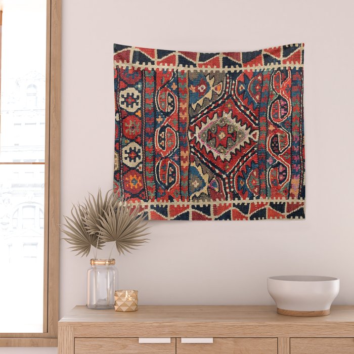 Kordi Balisht Khorasan Northeast Persian Bag Prin Wall Tapestry Gallery Image 2