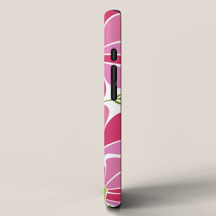 Pink Daisy Flower Illustration iPhone Case Gallery Image 2