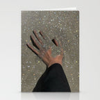 TOUCHING THE GOLDEN SAND | beach | summer | collage | glitter | warm | sunshine | summer | hand  Stationery Card Gallery Image 2