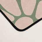 Retro Floral - Green and Cream  Desk Mat Gallery Image 4