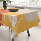Minimal Colorful Abstract Shapes 11 Tablecloth Gallery Image 3