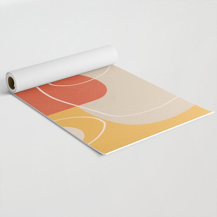 Minimal Colorful Abstract Shapes 11 Yoga Mat Gallery Image 2