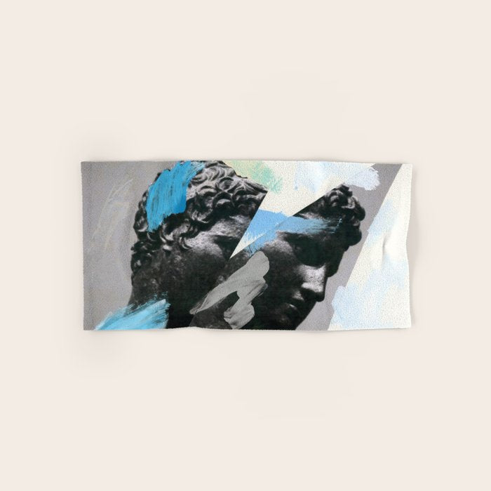 Untitled (Painted Composition 1) Bath Towel Gallery Image 1