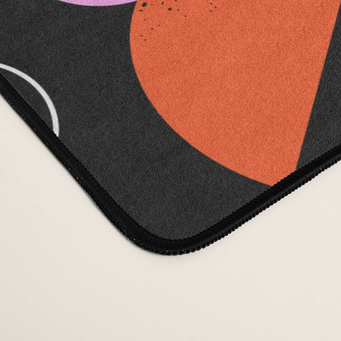 Colorful abstract geometric shape art pattern Desk Mat Gallery Image 4