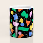 Colorful abstract geometric shape art pattern Coffee Mug Gallery Image 4