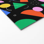 Colorful abstract geometric shape art pattern Welcome Mat Gallery Image 2