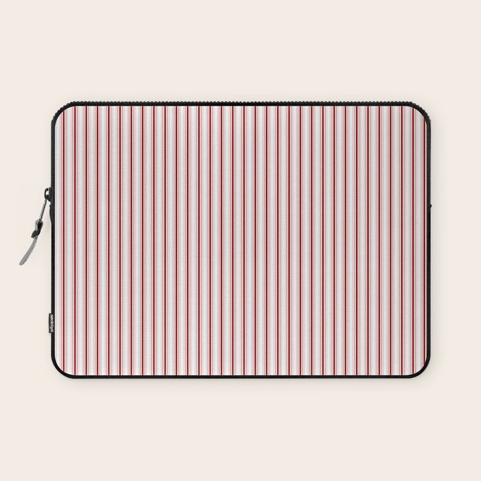 Candy cane stripe pattern Laptop Sleeve Gallery Image 1