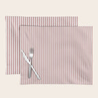 Candy cane stripe pattern Placemat Gallery Image 1