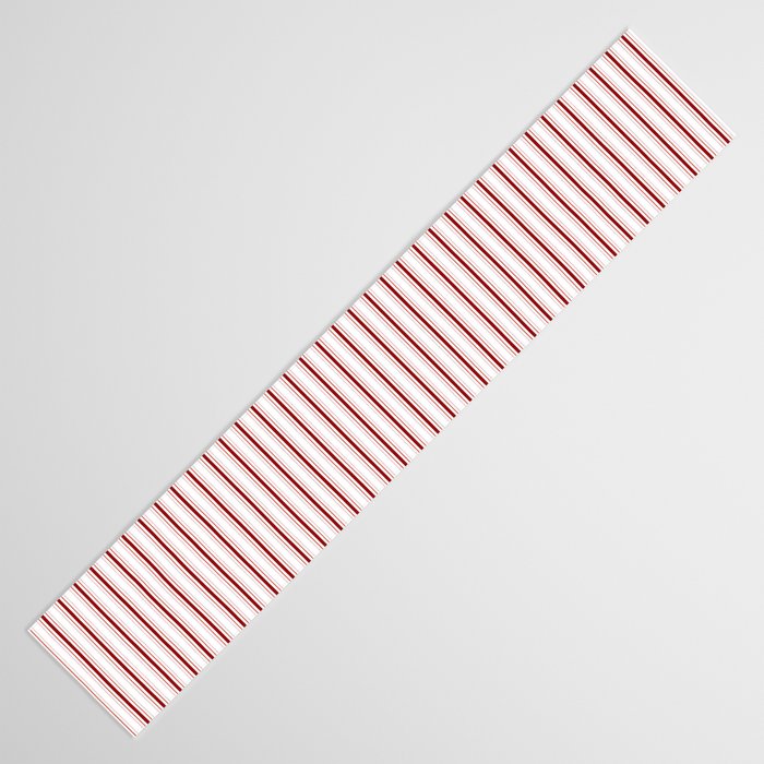 Candy cane stripe pattern Table Runner Gallery Image 3