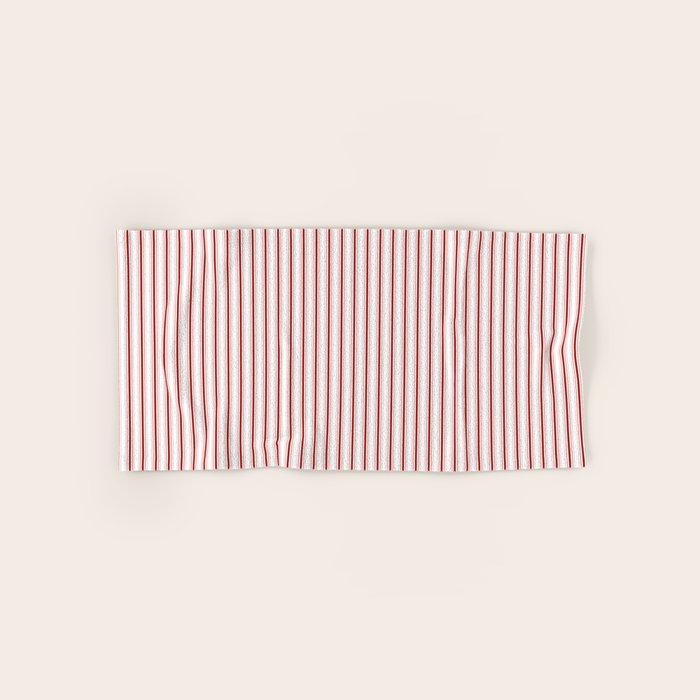 Candy cane stripe pattern Bath Towel Gallery Image 1