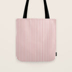 Candy cane stripe pattern Tote Bag Gallery Image 1