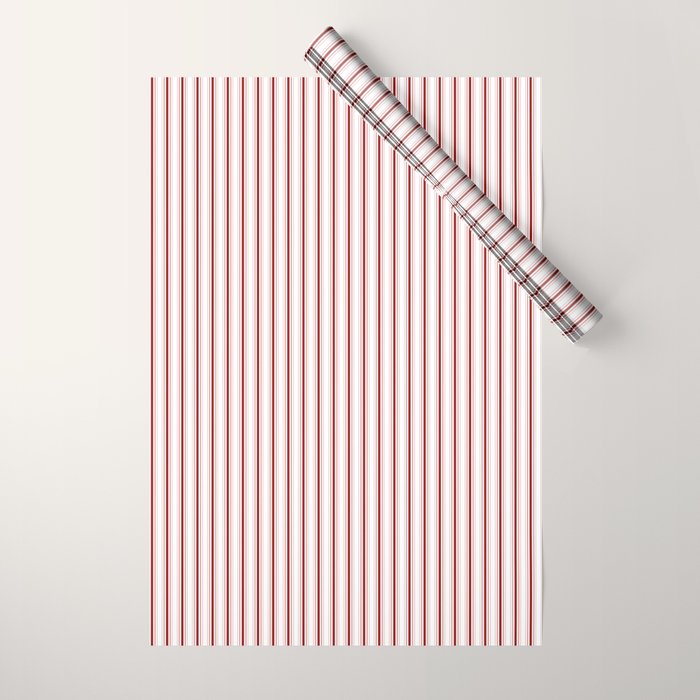 Candy cane stripe pattern Wrapping Paper Gallery Image 1