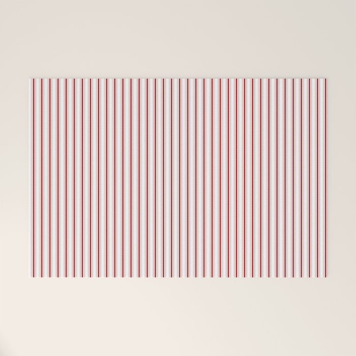 Candy cane stripe pattern Welcome Mat Gallery Image 1