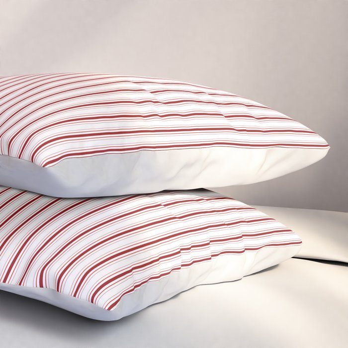 Candy cane stripe pattern Pillow Sham Gallery Image 3