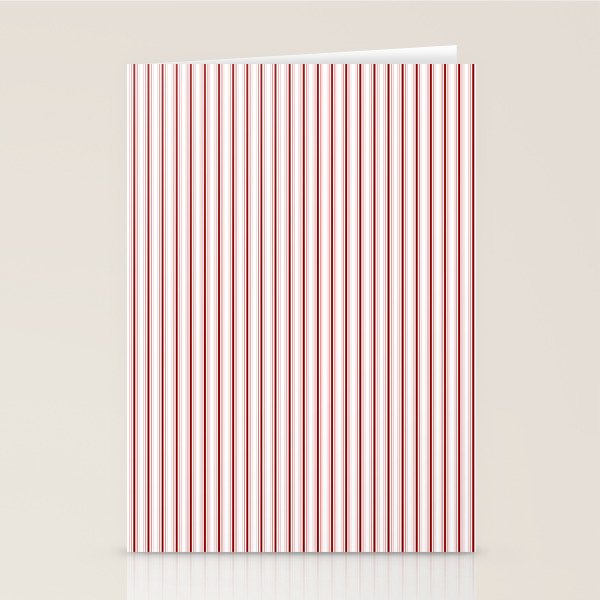Candy cane stripe pattern Stationery Card Gallery Image 2