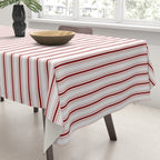 Candy cane stripe pattern Tablecloth Gallery Image 3
