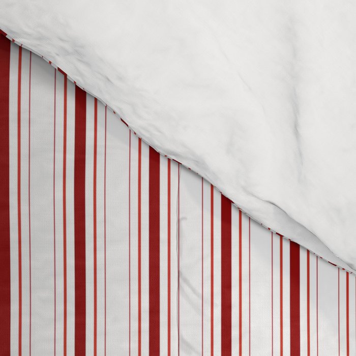 Candy cane stripe pattern Comforter Gallery Image 4