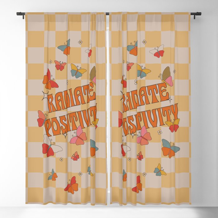Radiate Positivity Butterflies Window Curtain Gallery Image 5