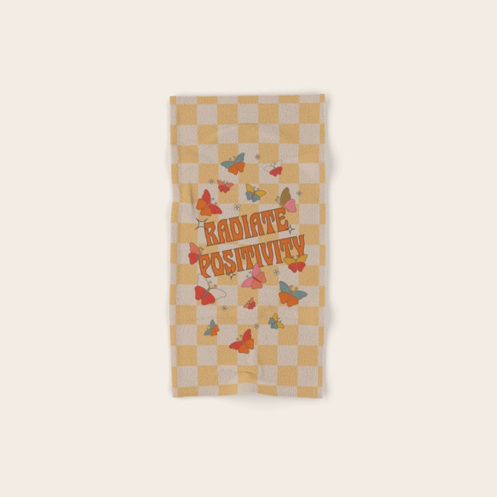 Radiate Positivity Butterflies Bath Towel Gallery Image 1