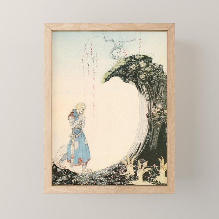 Art by Kay Nielsen from "East of the Sun and West of the Moon" (1914) Mini Art Print Gallery Image 1